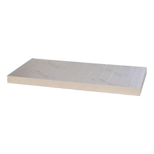 Pak Recticel Silver PIR - 1200x600x70mm - aluminium cachering - Rd 3.14 (7pl/pak) - Image 4
