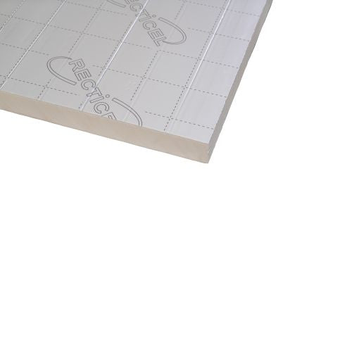 Pak Recticel Silver PIR - 1200x600x120mm - aluminium cachering - Rd 5.45 (4pl/pak) - Image 6
