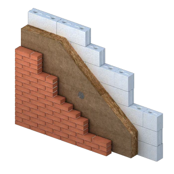 Pallet Knauf Smart Cavity 031 glaswol - 1250x600x120mm - Rd 3,85 (3pl/pak) - Image 2